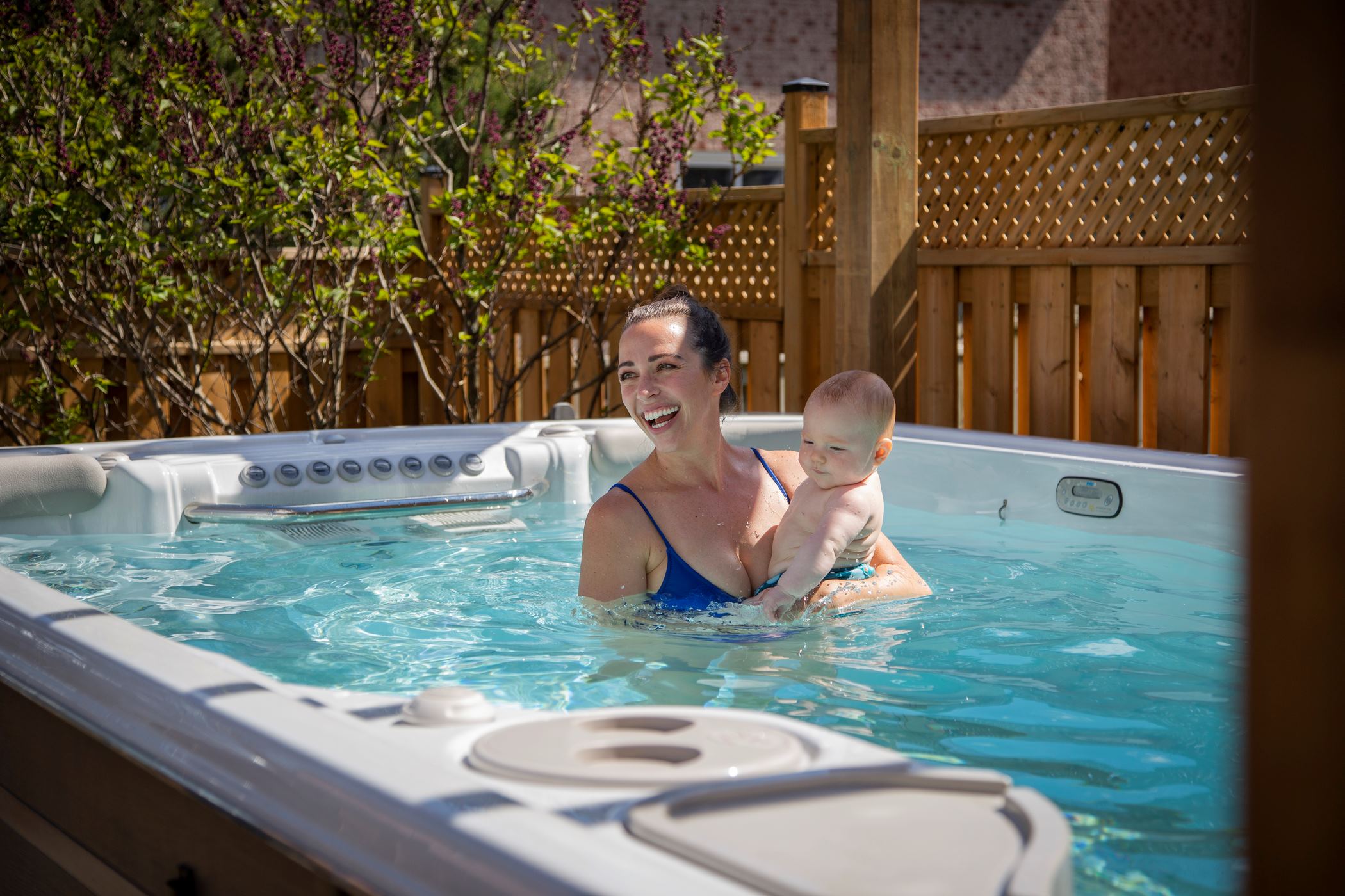hydropool swim spa